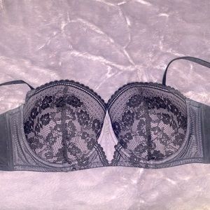 Adore Me Bra 36DDD purple and black lace. Never worn